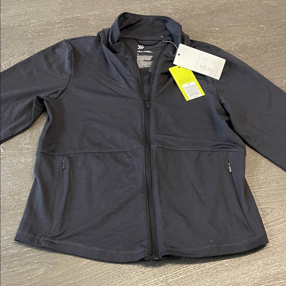 All in Motion Black Full-Zip Jacket